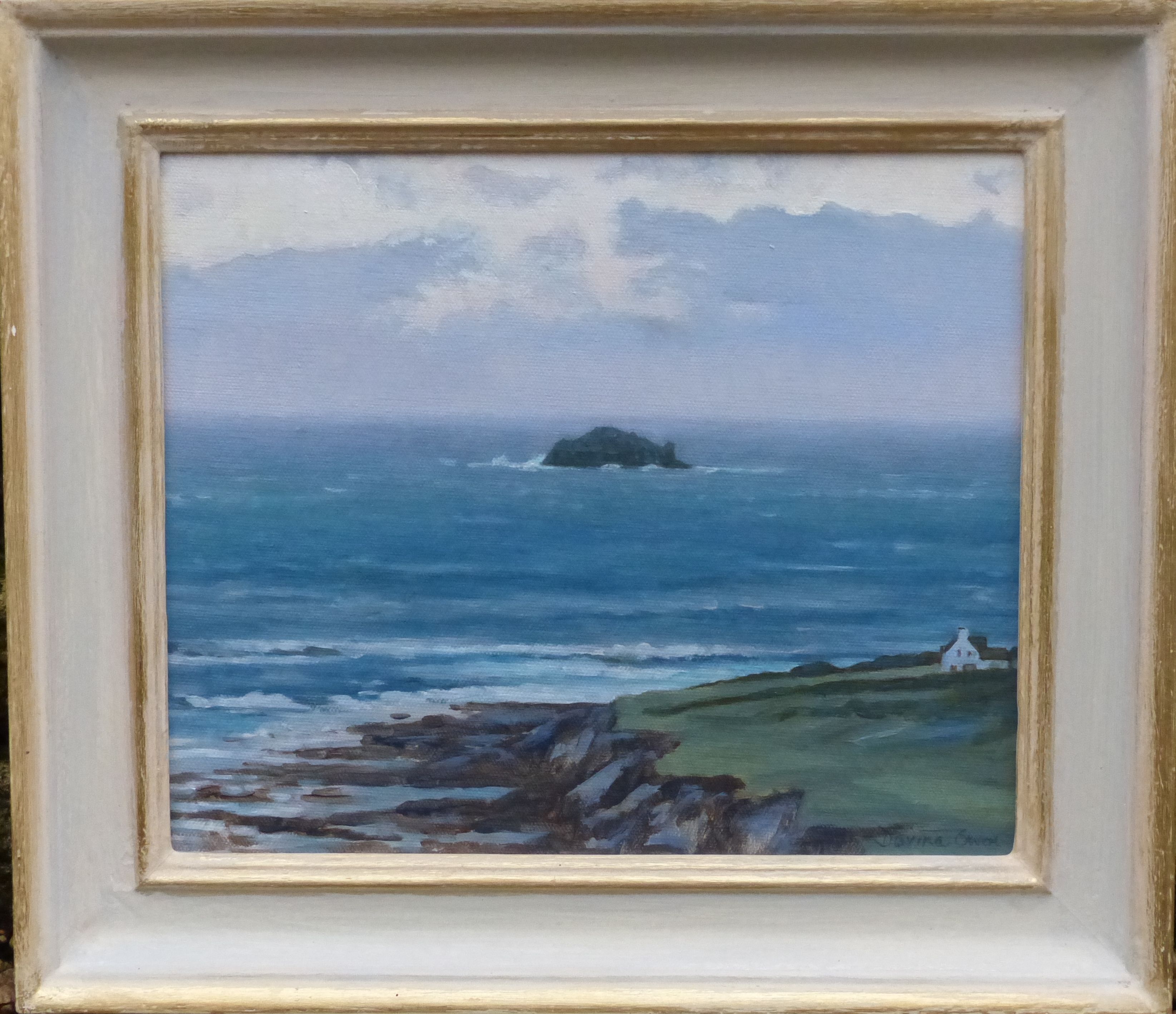 Painting of a Luing Bull